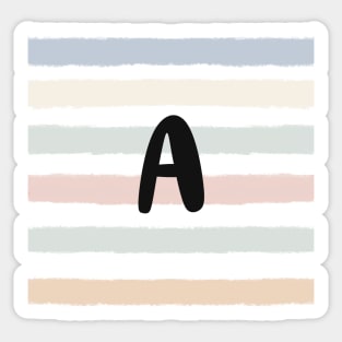 Letter A Sticker